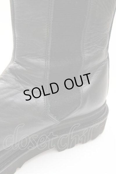 画像10: NO ID. / サイドゴアロングブーツ 42（約27.5cm ブラック T-25-12-04-015-NO-sho-YM-ZT (10)