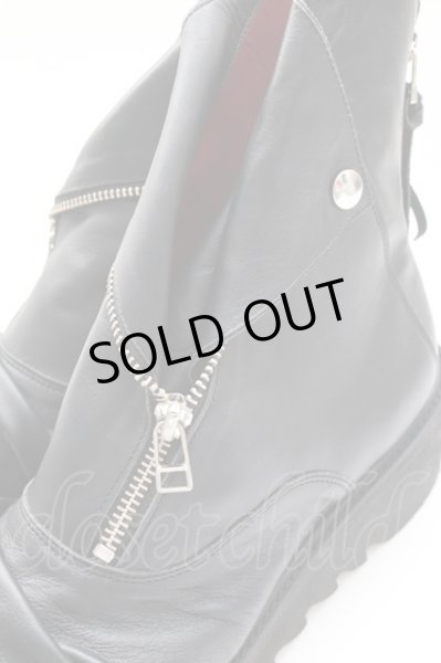 画像6: CIVARIZE / シャークソールライダースブーツ 42（約27cm） ブラック T-25-12-04-016-CI-sho-YM-ZT (6)