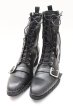 画像1: CIVARIZE / リングデザインブーツ 42（約27cm） ブラック T-25-12-04-017-CI-sho-YM-ZT (1)