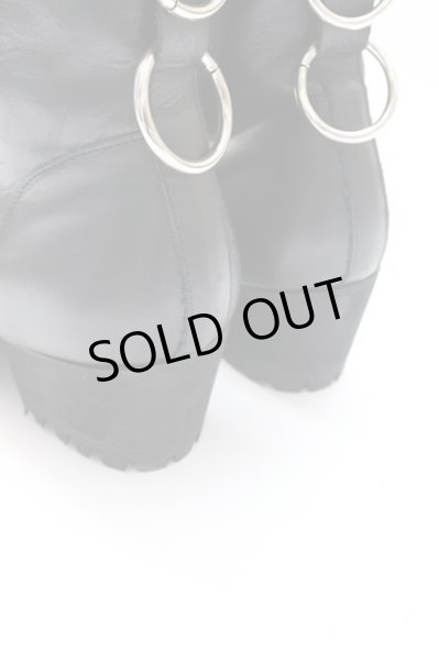 画像5: CIVARIZE / リングデザインブーツ 42（約27cm） ブラック T-25-12-04-017-CI-sho-YM-ZT (5)