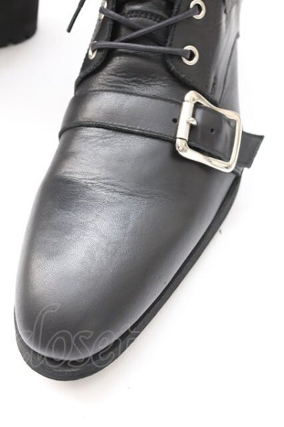 画像7: CIVARIZE / リングデザインブーツ 42（約27cm） ブラック T-25-12-04-017-CI-sho-YM-ZT (7)