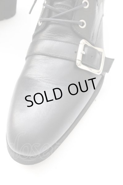 画像7: CIVARIZE / リングデザインブーツ 42（約27cm） ブラック T-25-12-04-017-CI-sho-YM-ZT (7)