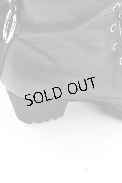 画像8: CIVARIZE / リングデザインブーツ 42（約27cm） ブラック T-25-12-04-017-CI-sho-YM-ZT (8)