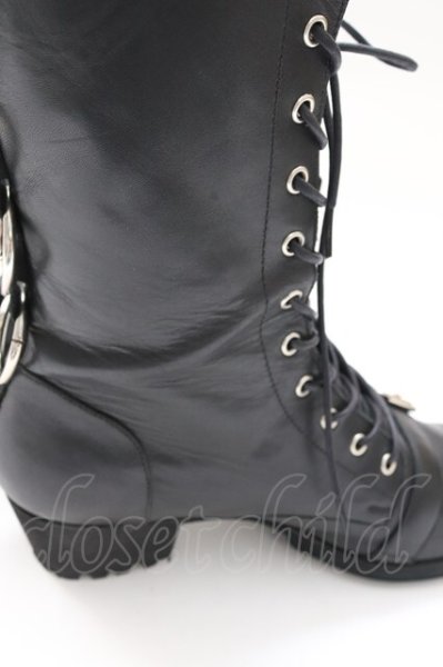 画像9: CIVARIZE / リングデザインブーツ 42（約27cm） ブラック T-25-12-04-017-CI-sho-YM-ZT (9)
