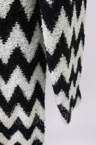 画像4: CIVARIZE / Hex ボーダーニットソー 44 ブラックｘホワイト T-25-12-04-003-CI-to-YM-ZT (4)