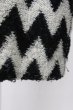 画像8: CIVARIZE / Hex ボーダーニットソー 44 ブラックｘホワイト T-25-12-04-003-CI-to-YM-ZT (8)