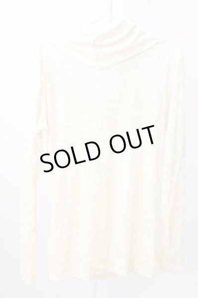 画像2: CIVARIZE / Glossy　ベロアドレープトップス 44 ホワイト T-25-12-04-001-CI-to-YM-ZT (2)