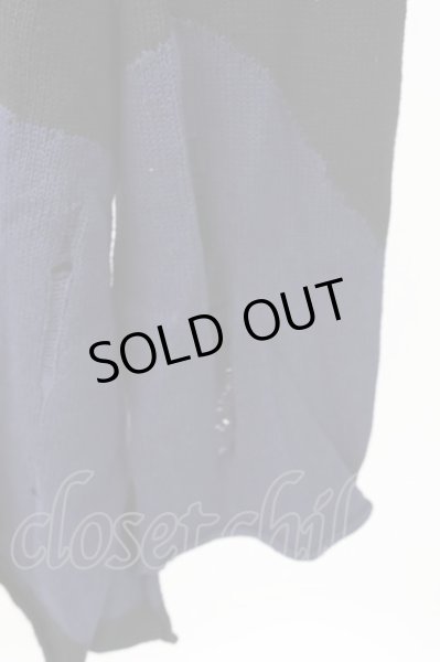 画像4: CIVARIZE / ダメージカモニットソー F ブラックｘブルー T-25-12-04-004-CI-to-YM-ZT (4)