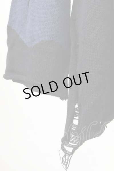 画像5: CIVARIZE / ダメージカモニットソー F ブラックｘブルー T-25-12-04-004-CI-to-YM-ZT (5)