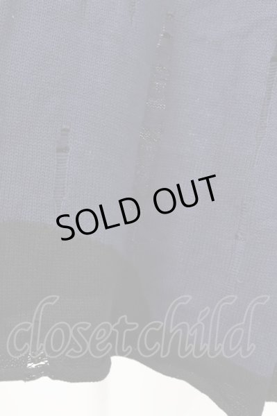 画像6: CIVARIZE / ダメージカモニットソー F ブラックｘブルー T-25-12-04-004-CI-to-YM-ZT (6)