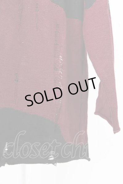 画像5: CIVARIZE / ダメージカモニットソー F ブラックｘレッド T-25-12-04-005-CI-to-YM-ZT (5)