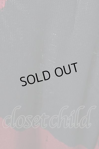 画像6: CIVARIZE / ダメージカモニットソー F ブラックｘレッド T-25-12-04-005-CI-to-YM-ZT (6)