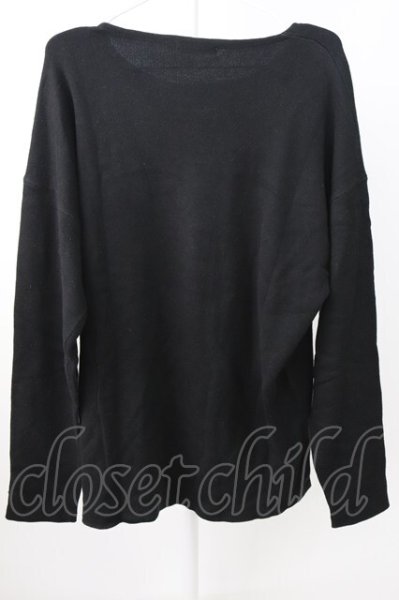 画像2: CIVARIZE / Mute スカルダブルジャガード 44 ブラックｘブルー T-25-12-04-007-CI-to-YM-ZT (2)