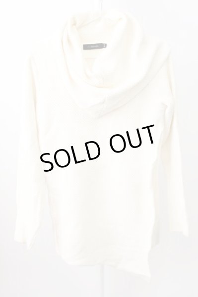 画像1: CIVARIZE / Cone オフタートルネックドレープニット 44 ホワイト T-25-12-04-002-CI-to-YM-ZT (1)