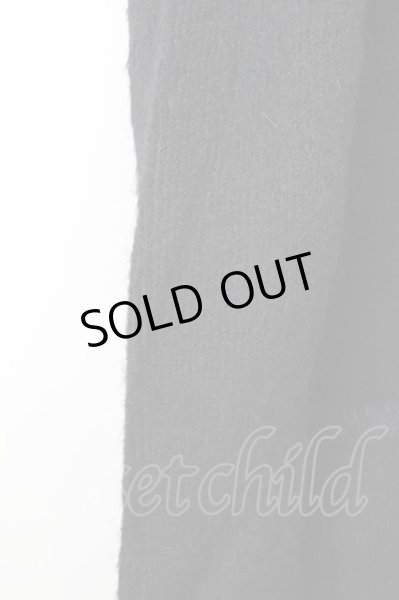 画像7: CIVARIZE / ファー付き接結ニットガウンカーディガン 44 ブラック T-25-12-04-010-CI-to-YM-ZT (7)