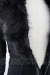 画像9: CIVARIZE / ファー付き接結ニットガウンカーディガン 44 ブラック T-25-12-04-010-CI-to-YM-ZT (9)