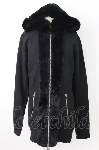 画像1: CIVARIZE / Implicate　フレッシーファブリックパーカー With ファー 44 ブラック T-25-12-04-011-CI-to-YM-ZT (1)