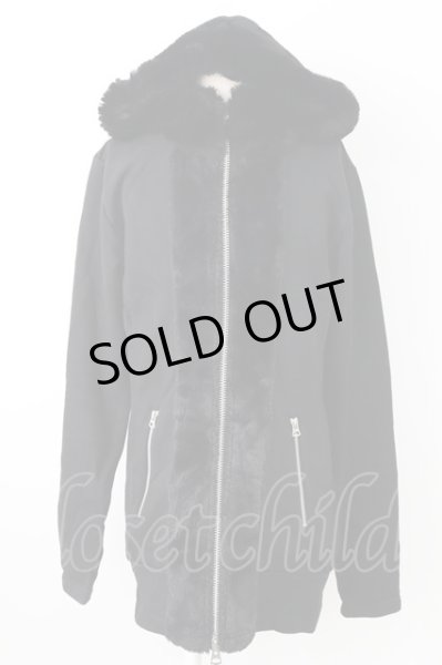 画像1: CIVARIZE / Implicate　フレッシーファブリックパーカー With ファー 44 ブラック T-25-12-04-011-CI-to-YM-ZT-M126 (1)