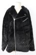 画像1: CIVARIZE / Envy オーバーサイズフェイクファーライダース 44 ブラック T-25-12-04-012-CI-ou-YM-ZT (1)