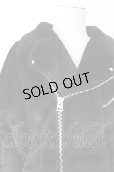 画像4: CIVARIZE / Envy オーバーサイズフェイクファーライダース 44 ブラック T-25-12-04-012-CI-ou-YM-ZT-M126 (4)