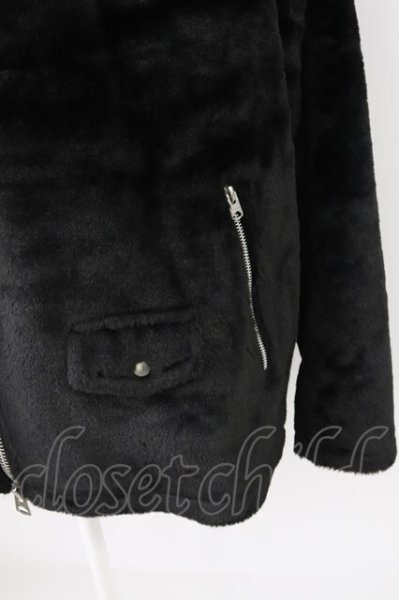 画像5: CIVARIZE / Envy オーバーサイズフェイクファーライダース 44 ブラック T-25-12-04-012-CI-ou-YM-ZT (5)