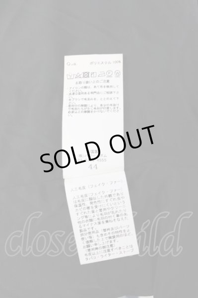 画像7: CIVARIZE / Envy オーバーサイズフェイクファーライダース 44 ブラック T-25-12-04-012-CI-ou-YM-ZT-M126 (7)