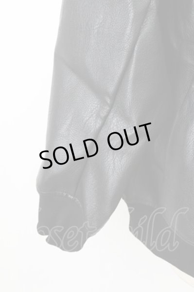 画像4: NO ID. / シンセティックレザーフーデッド ONE ブラック T-25-12-04-013-NO-ja-YM-ZT-ML038 (4)