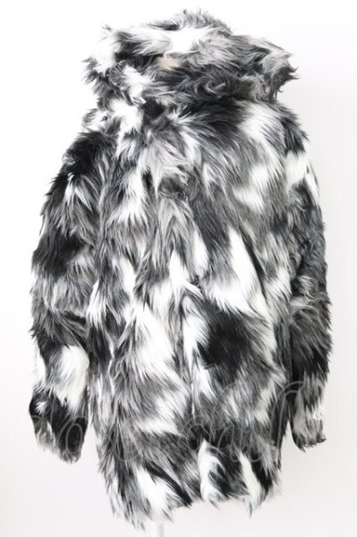 画像1: CIVARIZE / モノトーンボリュームファーパーカー 44 ミックス T-25-12-04-014-CI-ou-YM-ZT (1)