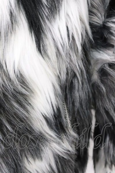 画像4: CIVARIZE / モノトーンボリュームファーパーカー 44 ミックス T-25-12-04-014-CI-ou-YM-ZT (4)