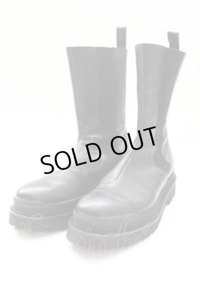 画像1: NO ID. / サイドゴアロングブーツ 42（約27.5cm ブラック T-25-12-04-015-NO-sho-YM-ZT (1)