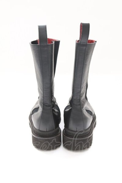 画像2: NO ID. / サイドゴアロングブーツ 42（約27.5cm ブラック T-25-12-04-015-NO-sho-YM-ZT (2)