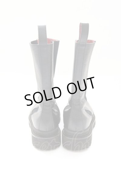 画像2: NO ID. / サイドゴアロングブーツ 42（約27.5cm ブラック T-25-12-04-015-NO-sho-YM-ZT (2)