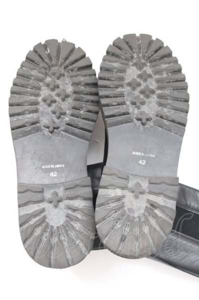 画像4: NO ID. / サイドゴアロングブーツ 42（約27.5cm ブラック T-25-12-04-015-NO-sho-YM-ZT (4)