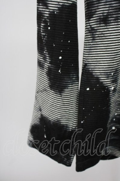 画像4: FUGA / Fazenda ムラ染め加工カットソー 44 ブラック T-25-12-10-023-FU-to-YM-ZT (4)