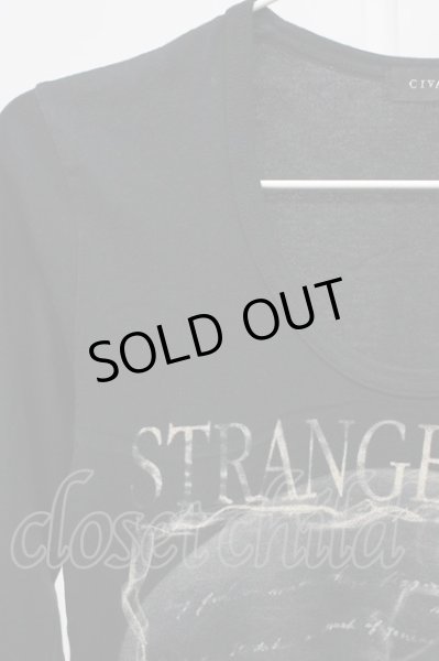 画像3: CIVARIZE / STRANGE SPACE カットソー 44 ブラック T-25-12-10-024-CI-to-YM-ZT (3)