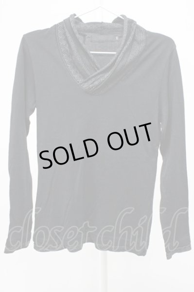 画像1: FUGA / エスニックカシュクール襟カットソー 44 ブラック T-25-12-10-027-FU-to-YM-ZT (1)