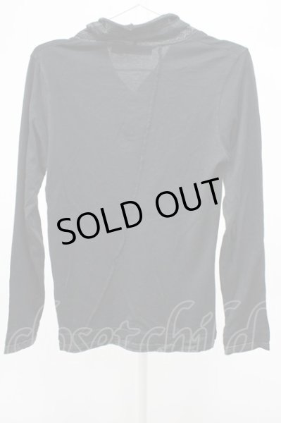 画像2: FUGA / エスニックカシュクール襟カットソー 44 ブラック T-25-12-10-027-FU-to-YM-ZT (2)