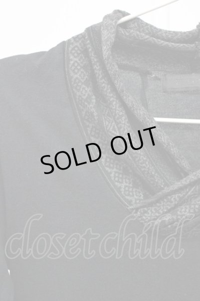 画像3: FUGA / エスニックカシュクール襟カットソー 44 ブラック T-25-12-10-027-FU-to-YM-ZT (3)