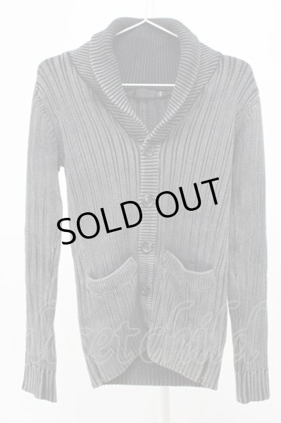 画像1: FUGA / Decidedly ブリーチニットカーディガン 44 ブラック T-25-12-10-029-FU-to-YM-ZT (1)