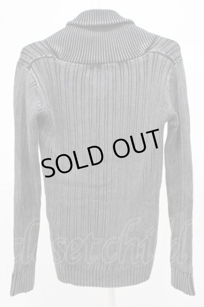 画像2: FUGA / Decidedly ブリーチニットカーディガン 44 ブラック T-25-12-10-029-FU-to-YM-ZT (2)