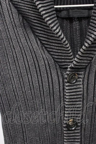 画像3: FUGA / Decidedly ブリーチニットカーディガン 44 ブラック T-25-12-10-029-FU-to-YM-ZT (3)