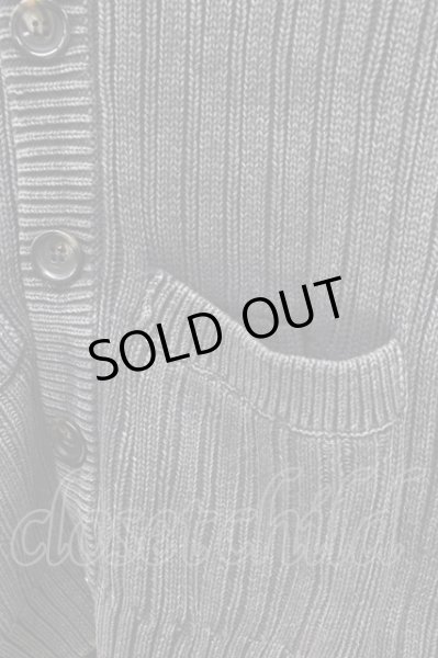 画像4: FUGA / Decidedly ブリーチニットカーディガン 44 ブラック T-25-12-10-029-FU-to-YM-ZT (4)