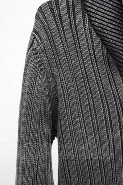 画像6: FUGA / Decidedly ブリーチニットカーディガン 44 ブラック T-25-12-10-029-FU-to-YM-ZT (6)
