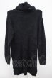 画像2: FUGA / CONSTELLATIONドレープ襟ニット 44 ブラック T-25-12-10-030-FU-to-YM-ZT (2)