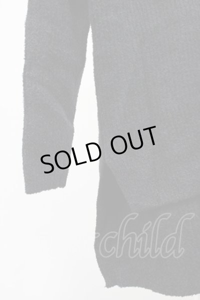 画像4: FUGA / CONSTELLATIONドレープ襟ニット 44 ブラック T-25-12-10-030-FU-to-YM-ZT (4)