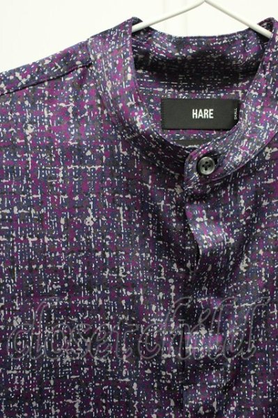 画像3: HARE / バンドカラーシャツ S パープル T-25-12-10-031-HA-sh-YM-ZT (3)