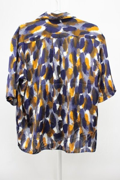 画像2: HARE / 開き襟総柄半袖シャツ S オレンジ T-25-12-10-034-HA-sh-YM-ZT (2)