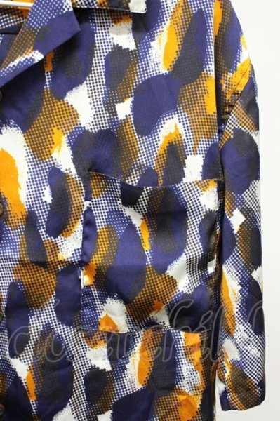 画像4: HARE / 開き襟総柄半袖シャツ S オレンジ T-25-12-10-034-HA-sh-YM-ZT (4)