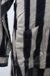 画像4: SHAREEF / STRIPE PAJAMA シャツ 2 グレージュｘブラックｘパープル T-25-12-10-035-SH-sh-YM-ZT (4)