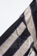 画像6: SHAREEF / STRIPE PAJAMA シャツ 2 グレージュｘブラックｘパープル T-25-12-10-035-SH-sh-YM-ZT (6)